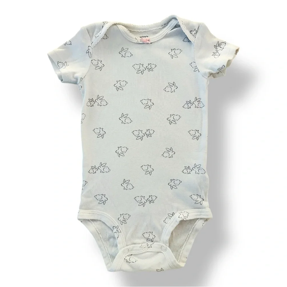 Carter’s | Five Patterned Short Sleeve Bodysuits (12 mos)